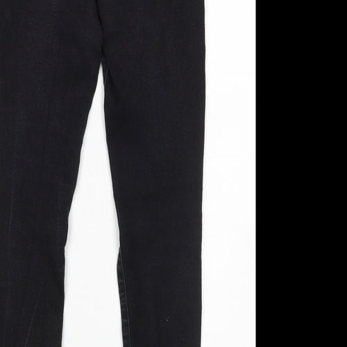 Mis E-Vie Girls Black  Cotton Skinny Jeans Size 10-11 Years  Regular