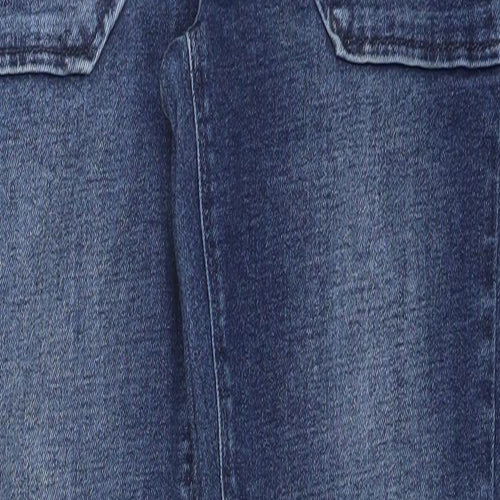 Brighton Womens Blue  Cotton Straight Jeans Size 10 L28 in Regular