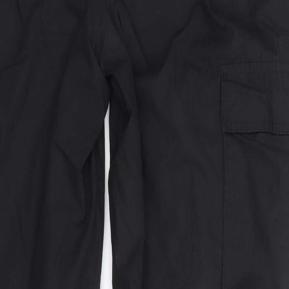 Mountain Warehouse Mens Black  Polyester Trousers  Size 32 L20 in Regular