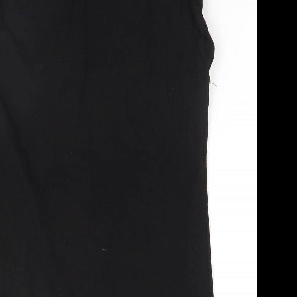 ASOS Womens Black  Modal Basic Tank Size 8 Round Neck
