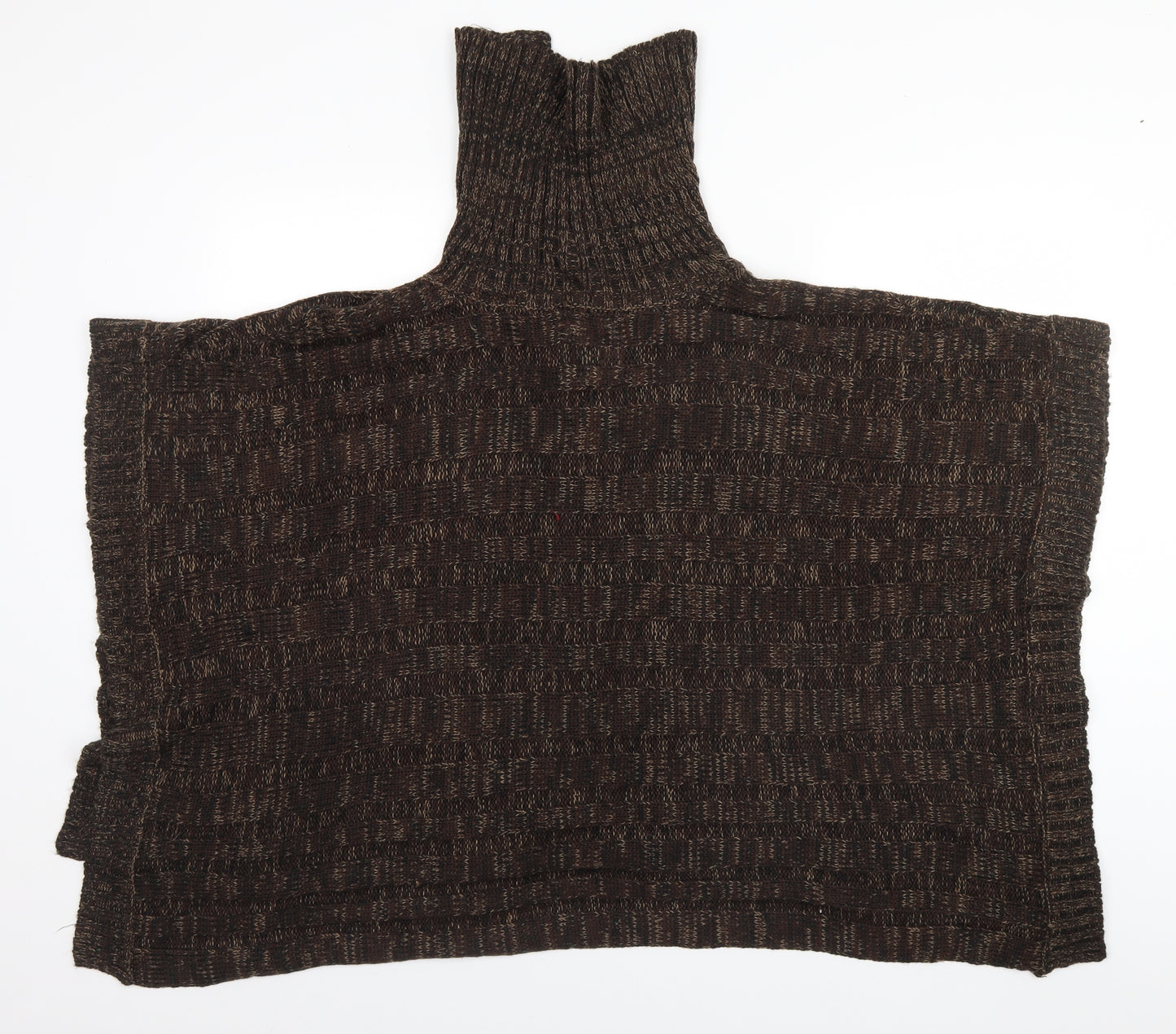 Atmosphere Womens Brown   Overcoat Poncho One Size