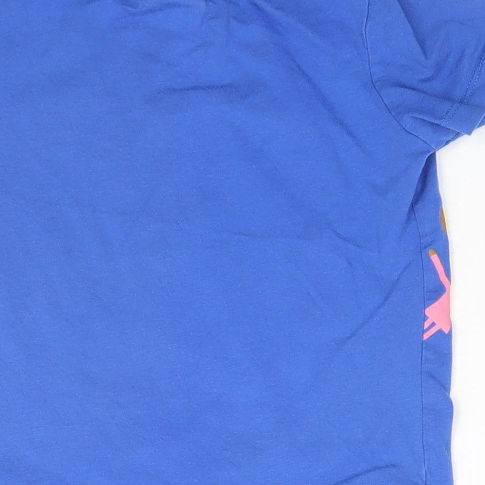 George Boys Blue  Cotton Basic T-Shirt Size 2-3 Years Round Neck  - Hey duggee