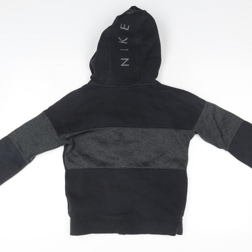 Nike Boys Grey  Cotton Full Zip Hoodie Size 10-11 Years
