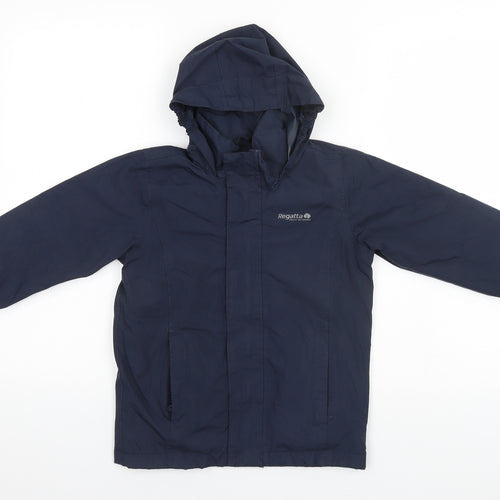 Regatta Boys Blue   Rain Coat Coat Size 5-6 Years