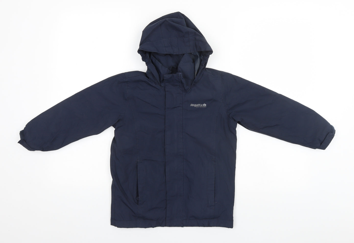 Regatta Boys Blue   Rain Coat Coat Size 5-6 Years