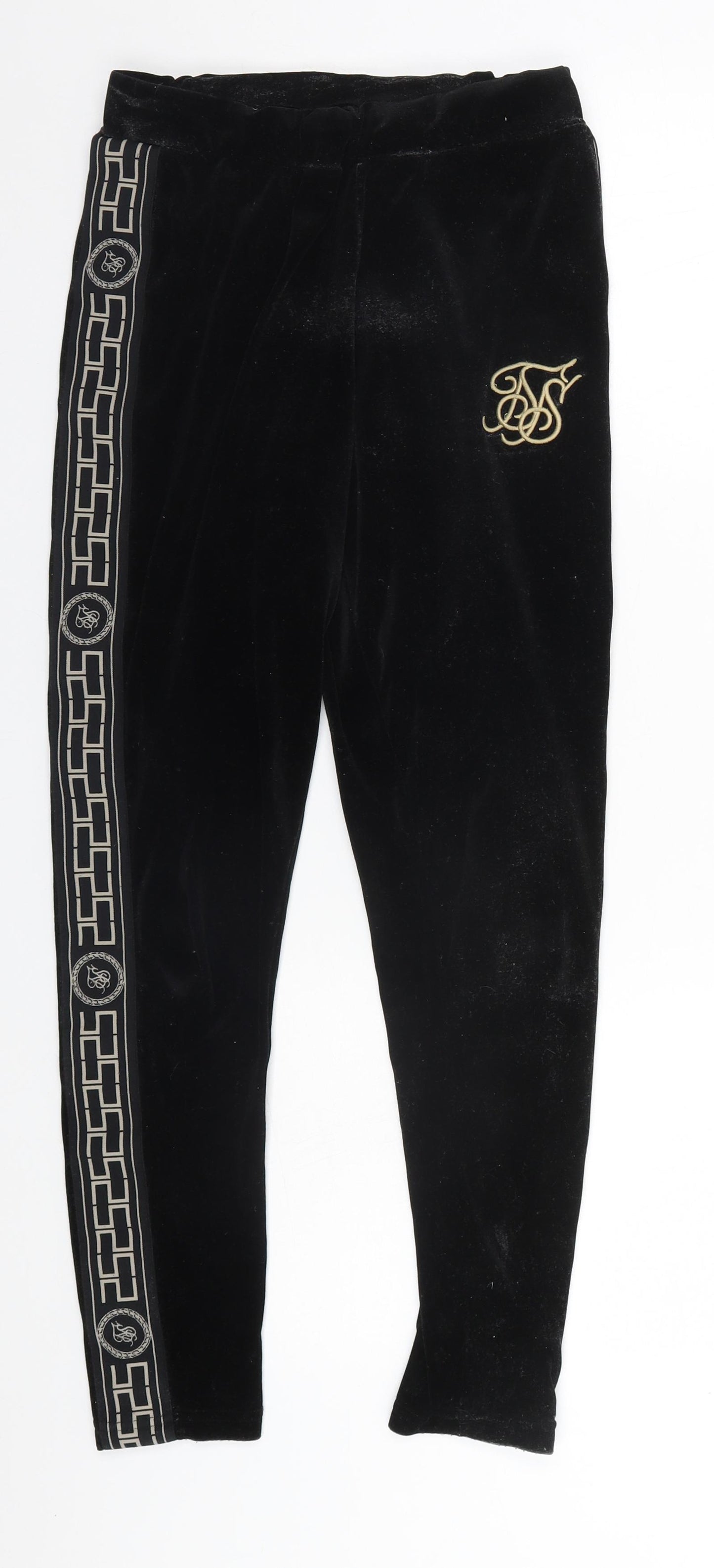 Preworn Womens Black Solid   Lounge Pants Size 10