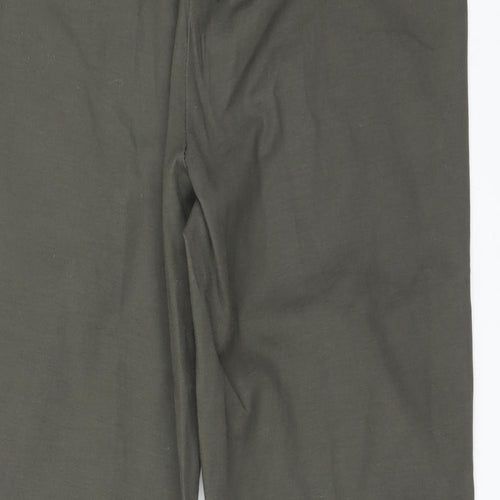 Warehouse Womens Green   Chino Trousers Size 14 L26 in Regular