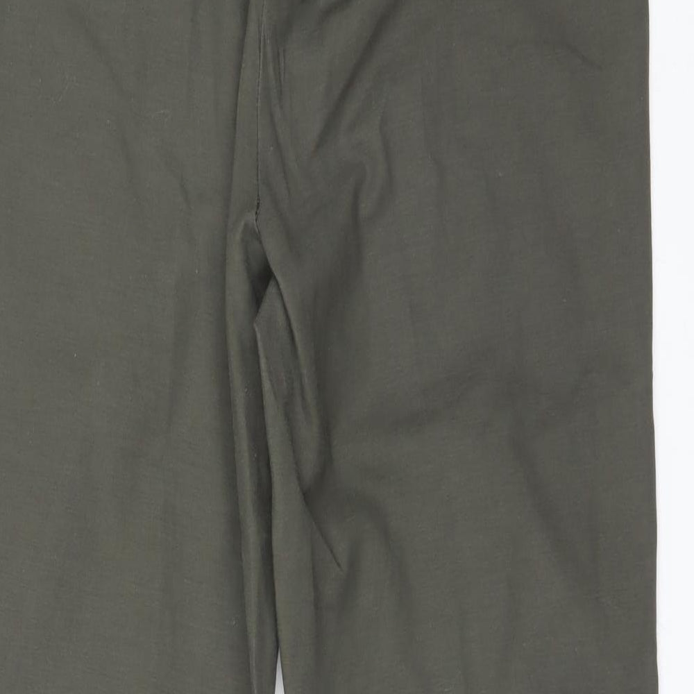 Warehouse Womens Green   Chino Trousers Size 14 L26 in Regular