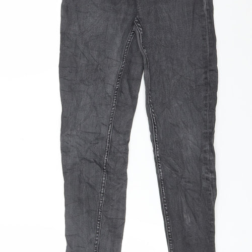 Zara Womens Black  Cotton Skinny Jeans Size 6 L28 in Regular