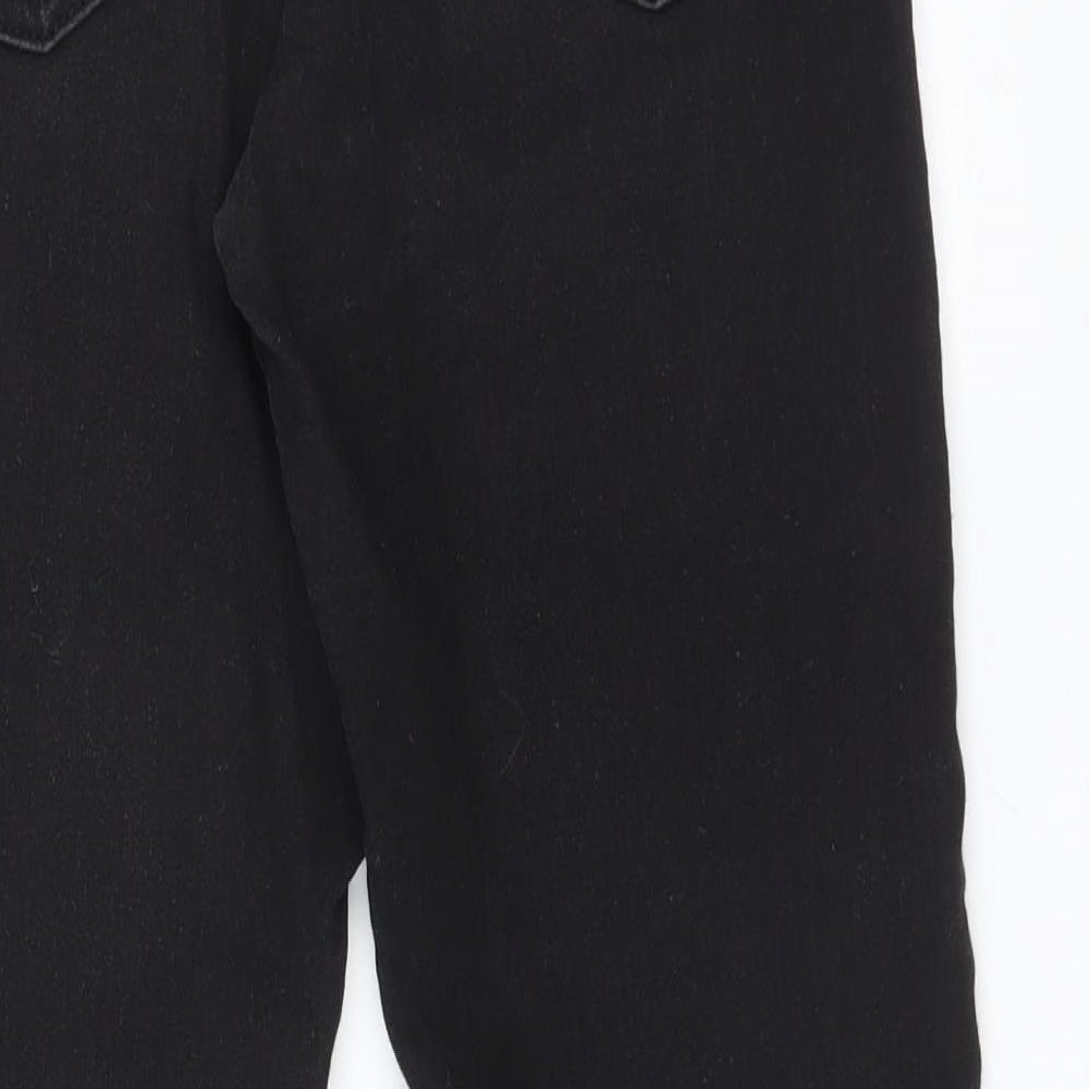 DENIM CO Womens Black  Cotton Skinny Jeans Size 10 L29 in Regular