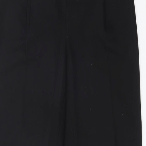 NEXT Womens Black  Polyester Trousers  Size 8 L29 in Regular