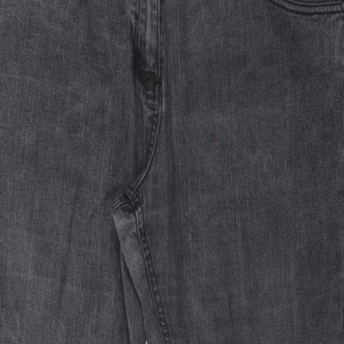 Cherokee Womens Black  Cotton Straight Jeans Size 18 L29 in Slim