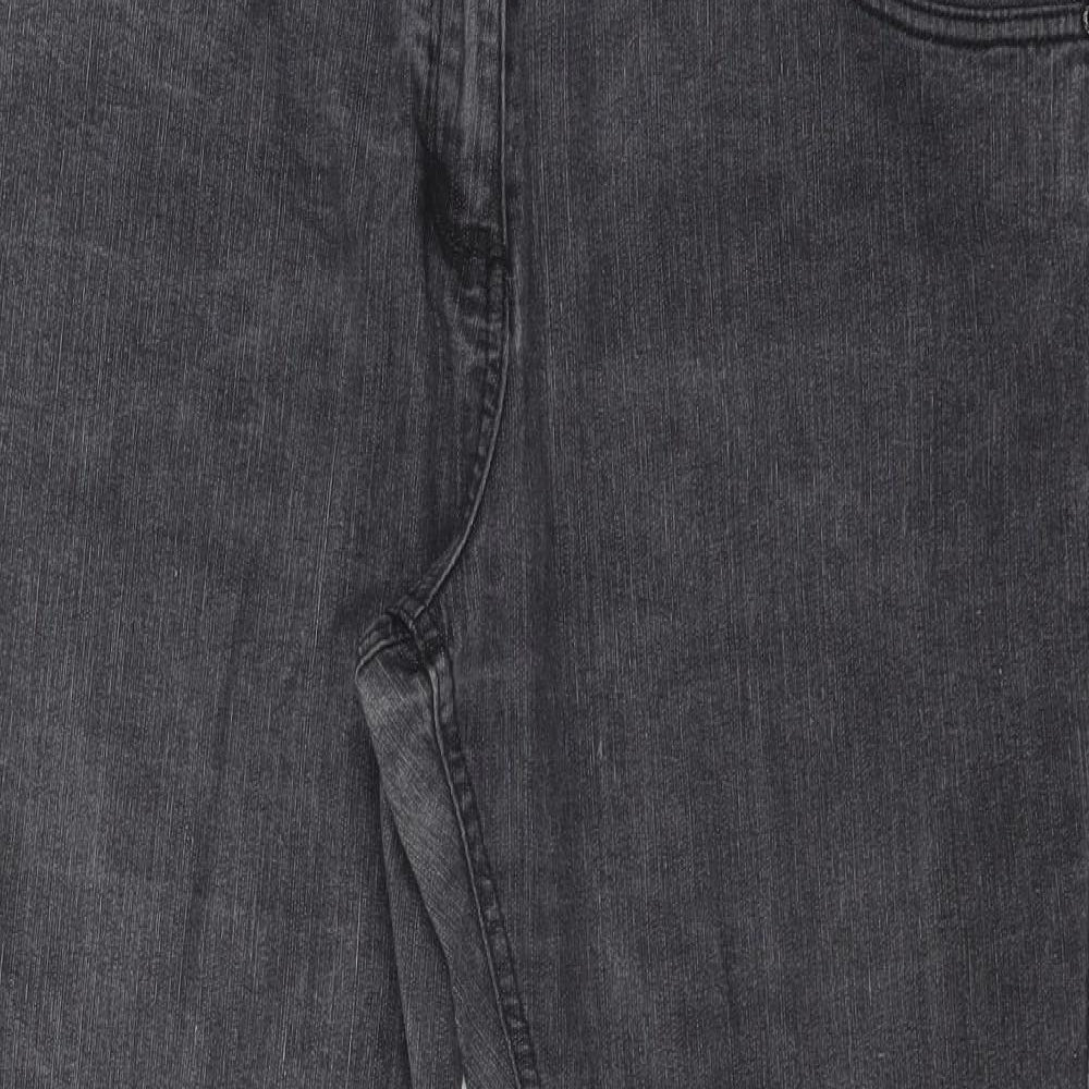 Cherokee Womens Black  Cotton Straight Jeans Size 18 L29 in Slim