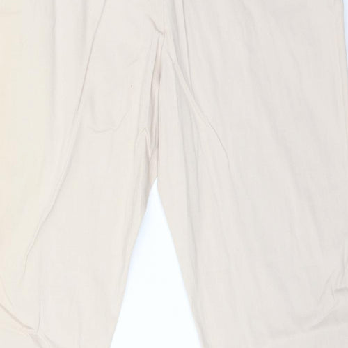 INTUITION Womens Pink  Cotton Dress Pants Trousers Size 14 L27 in Regular