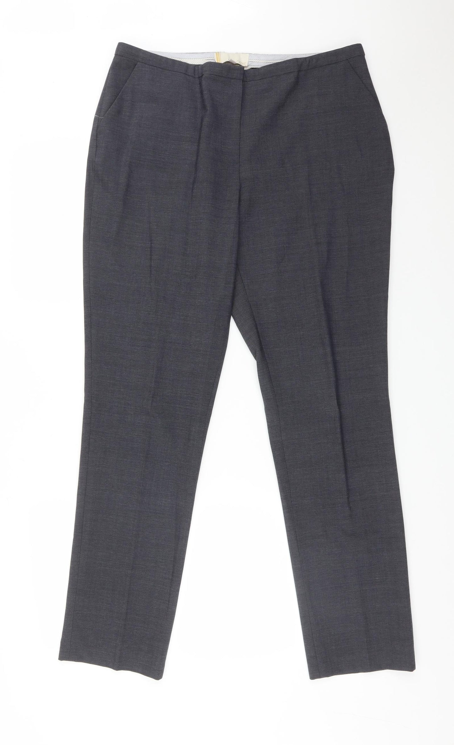 NEXT Womens Blue  Polyester Dress Pants Trousers Size 14 L30 in Regular