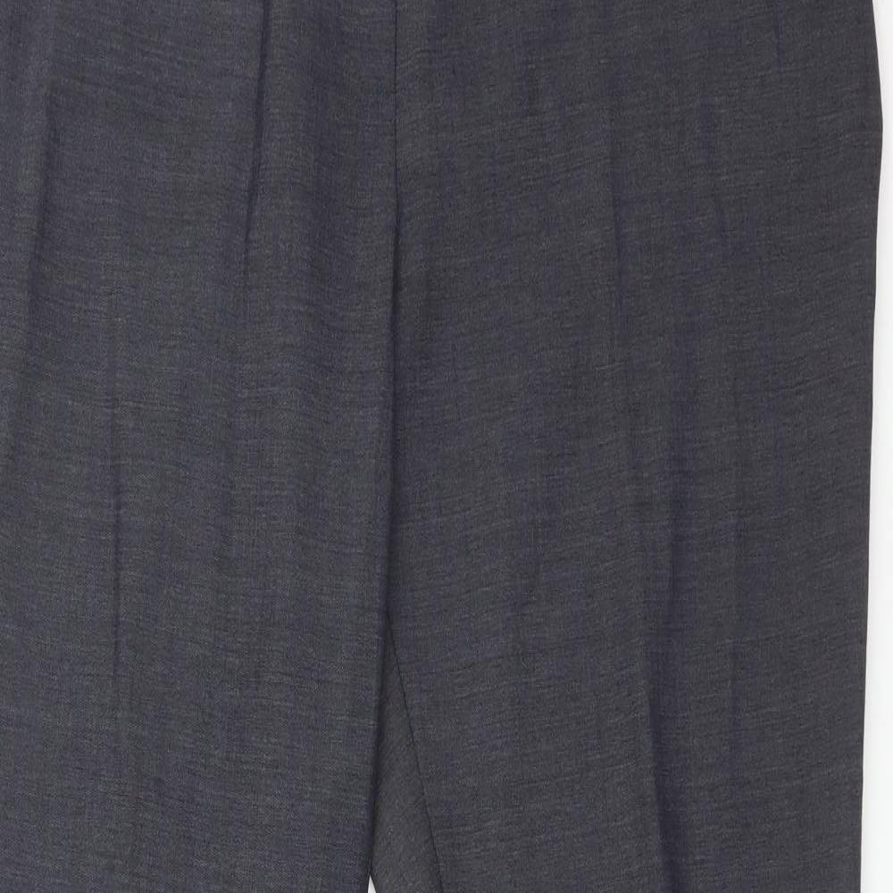 NEXT Womens Blue  Polyester Dress Pants Trousers Size 14 L30 in Regular