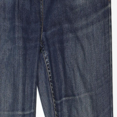 Matalan Womens Blue  Cotton Bootcut Jeans Size 14 L29 in Regular