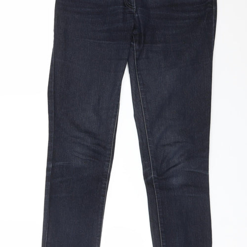 Pure Womens Blue  Cotton Straight Jeans Size 8 L30 in Regular