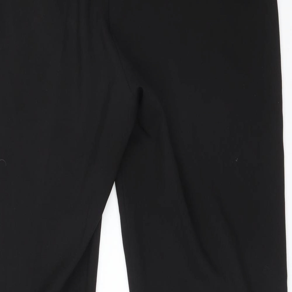 Select Womens Black  Polyester Trousers  Size 16 L29 in Regular