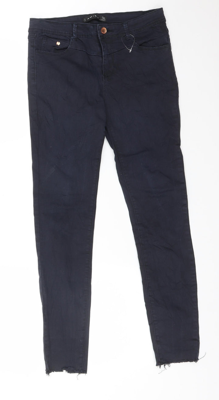 Amisu Womens Blue Skinny Jeans Size 8 L27 in Regular