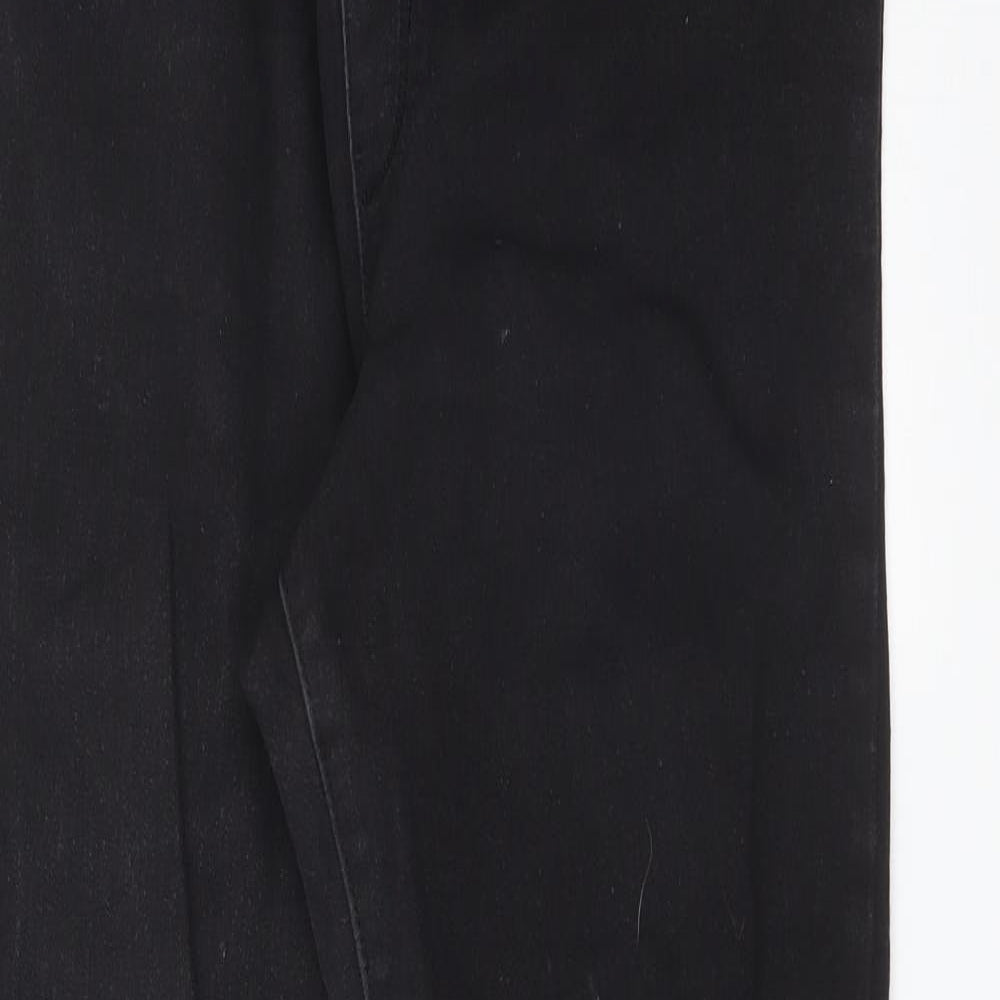 George Womens Black  Cotton Jegging Jeans Size 14 L29 in Regular