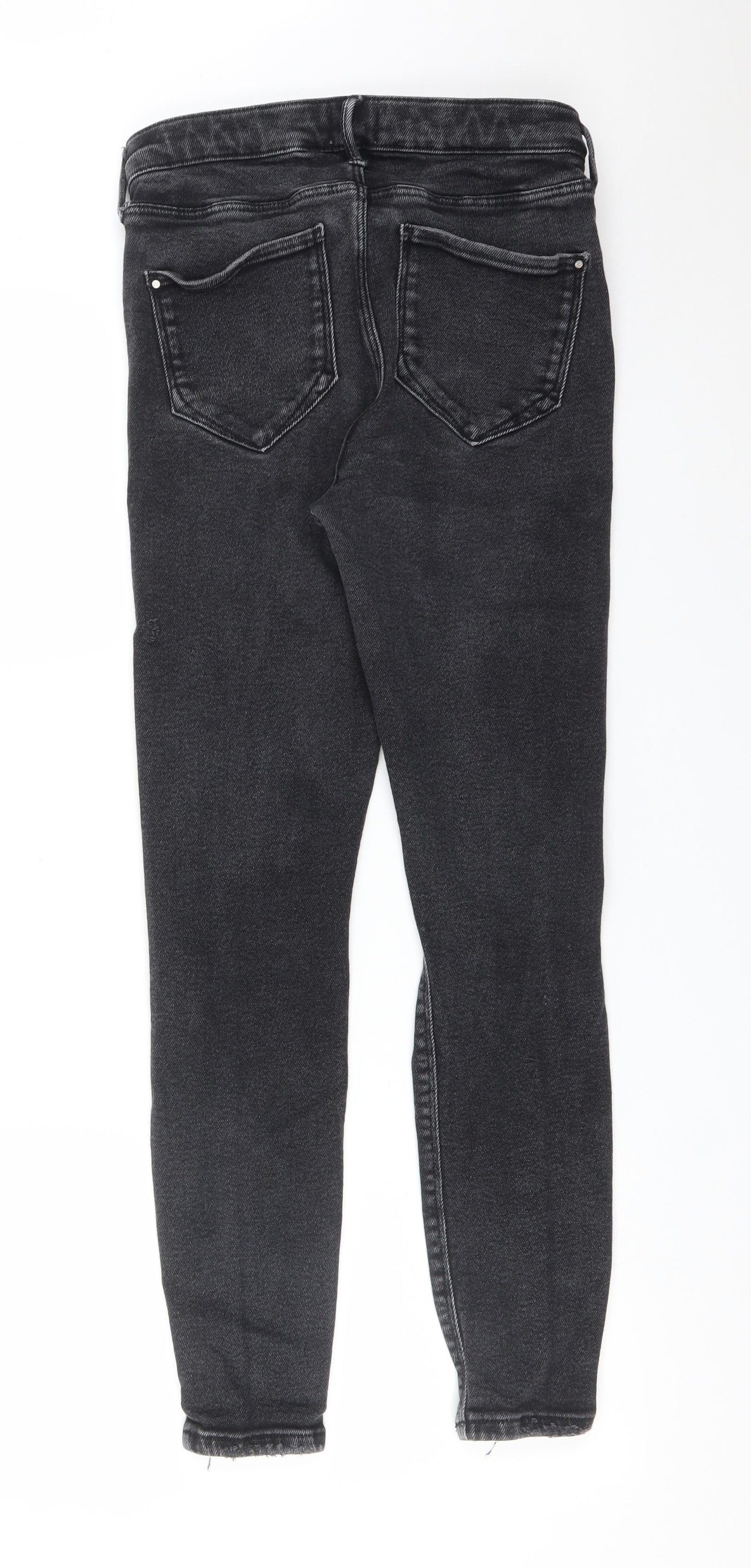River Island Womens Black  Cotton Skinny Jeans Size 10 L27 in Regular