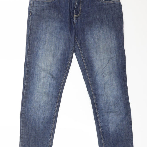DENIM CO Womens Blue  Cotton Bootcut Jeans Size 12 L26 in Regular