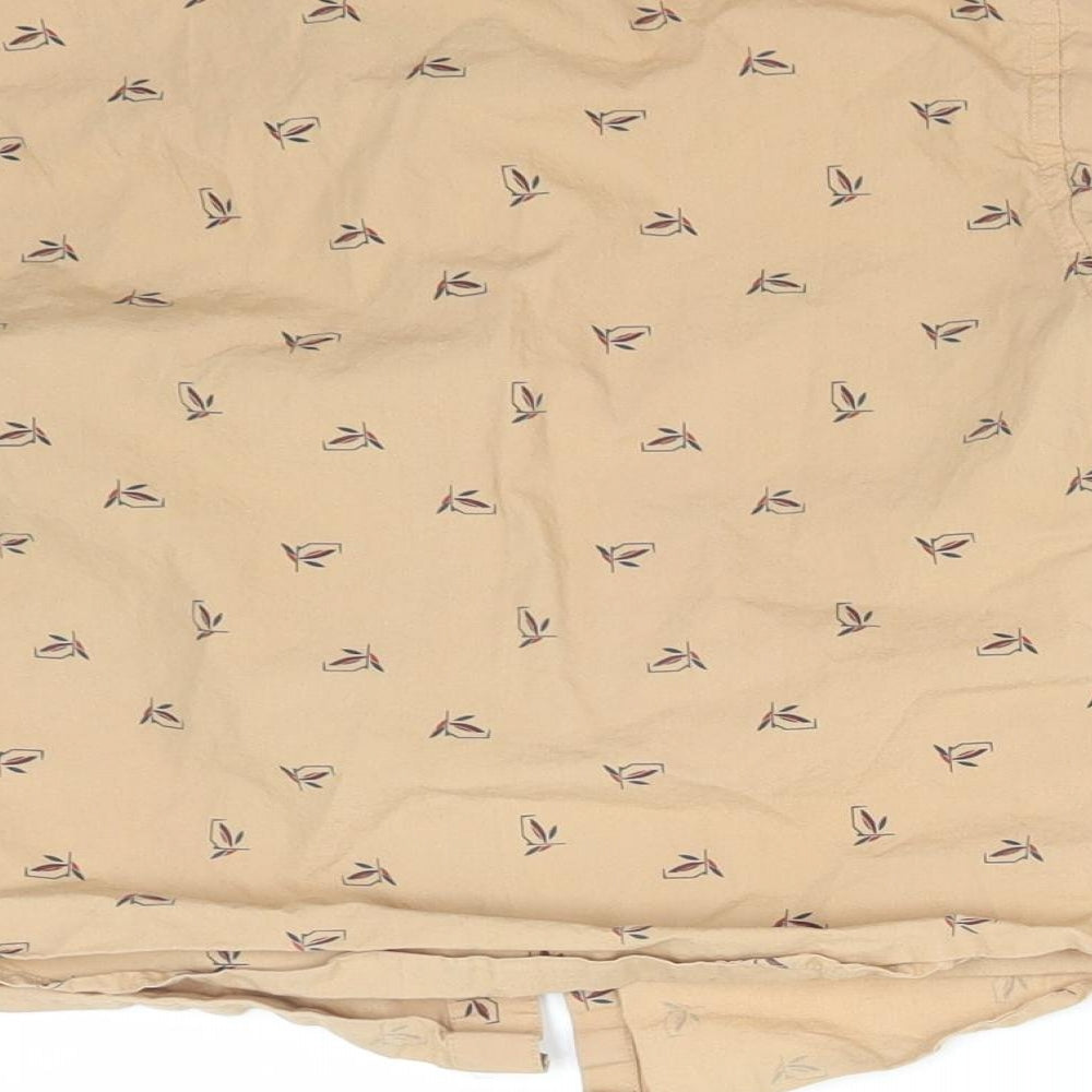 TITANIC Boys Beige Floral  Basic Button-Up Size 4 Years Collared