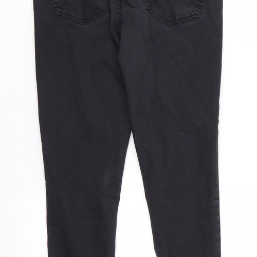 Denim Co Womens Black  Cotton Skinny Jeans Size 10 L26 in Regular