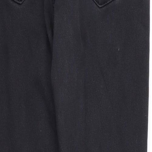 Denim Co Womens Black  Cotton Skinny Jeans Size 10 L26 in Regular