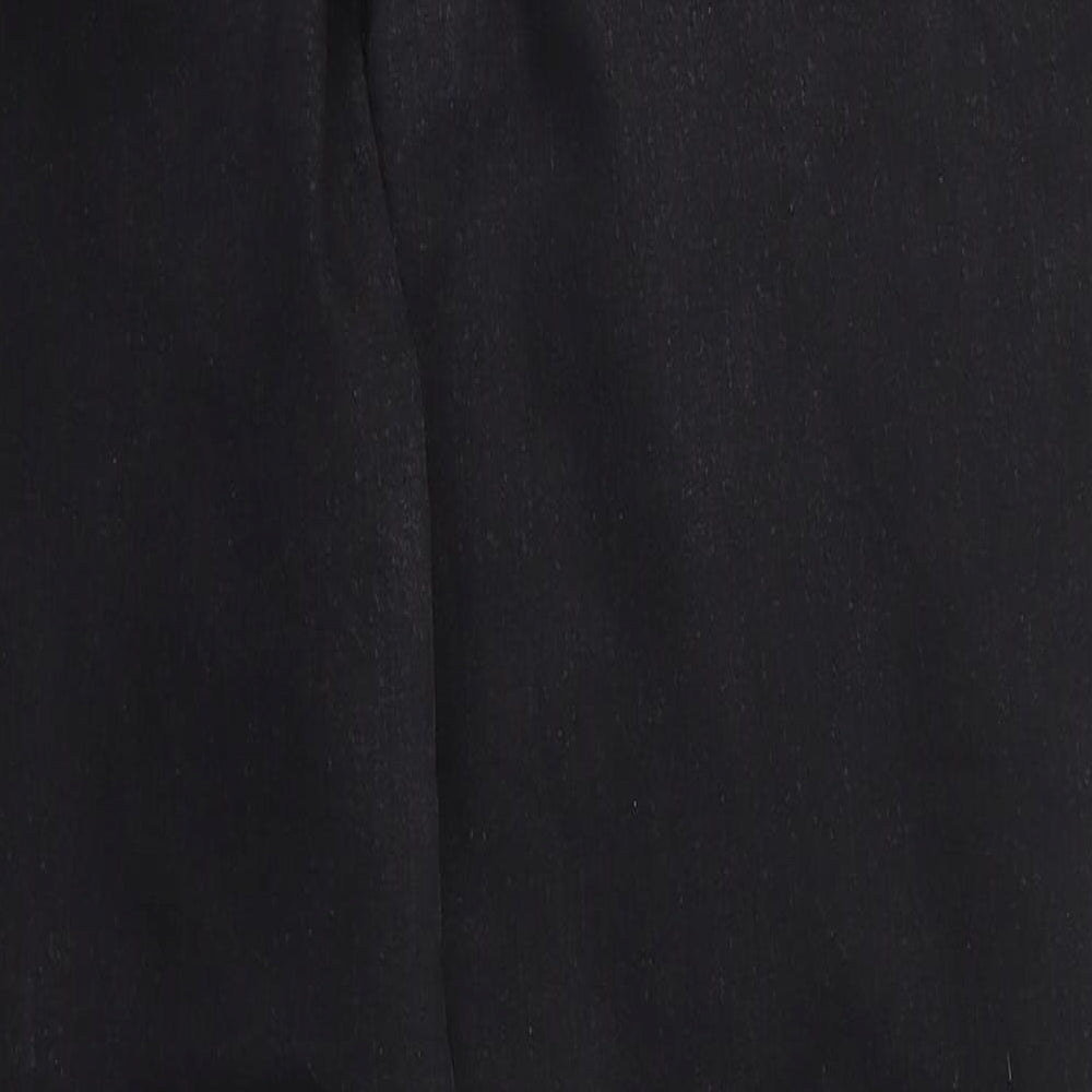 Topshop Mens Black  Cotton Skinny Jeans Size 34 in L25 in Regular  - Cropped