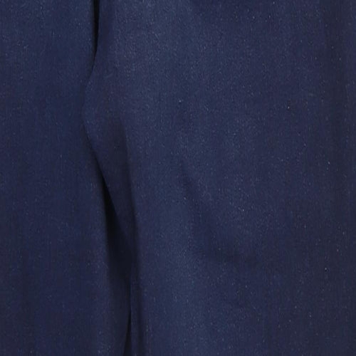 Avenue Denim Womens Blue  Cotton Skinny Jeans Size 14 L27 in Regular  - Indigo Mix