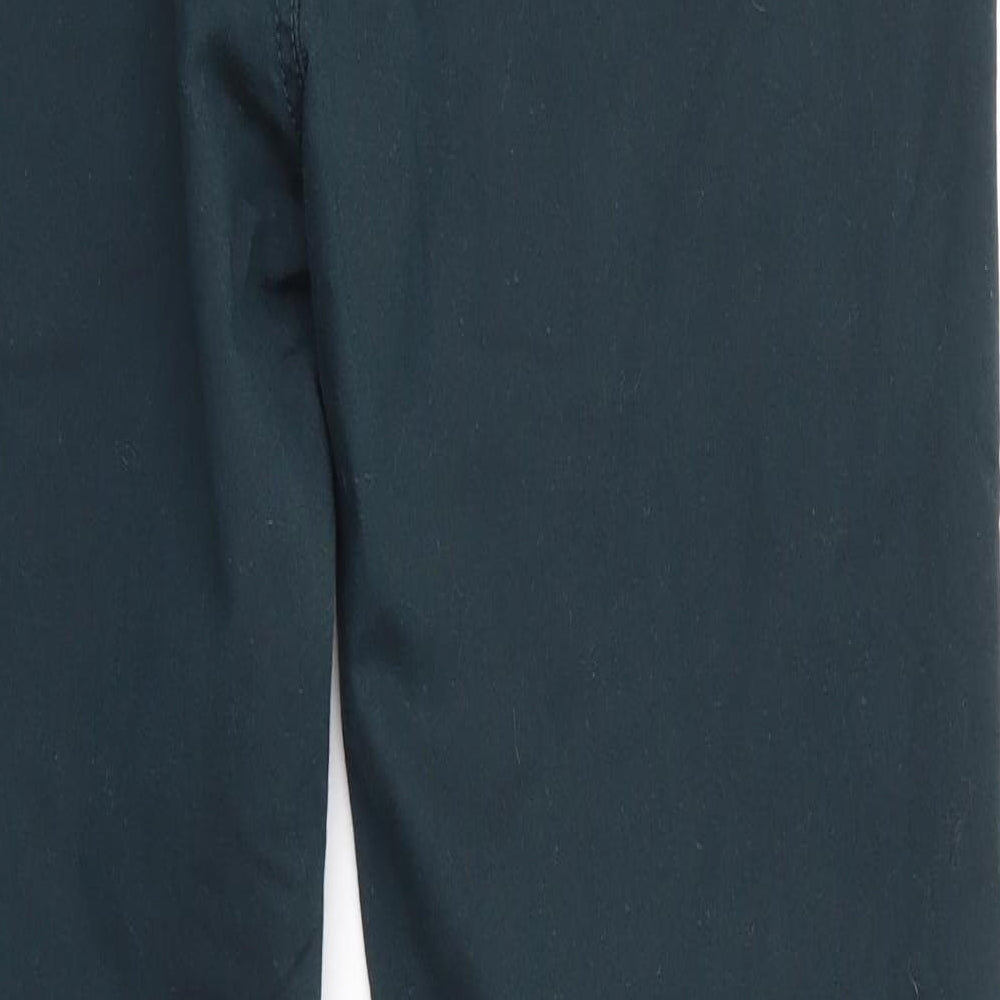 Florence and Fred Womens Green  Cotton Skinny Jeans Size 16 L31 in Regular  - Dark Green