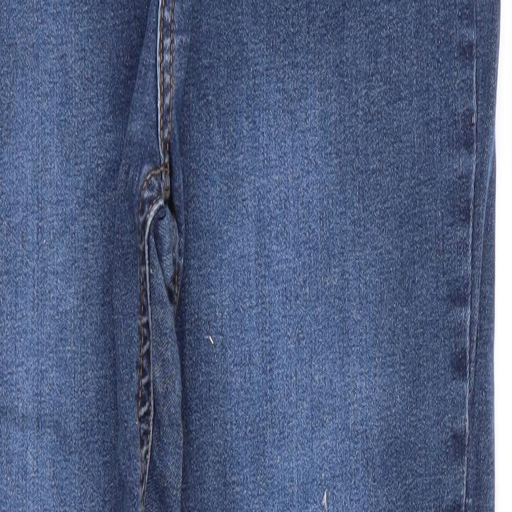 Studio Denim Womens Blue  Cotton Skinny Jeans Size 12 L28 in Regular Button