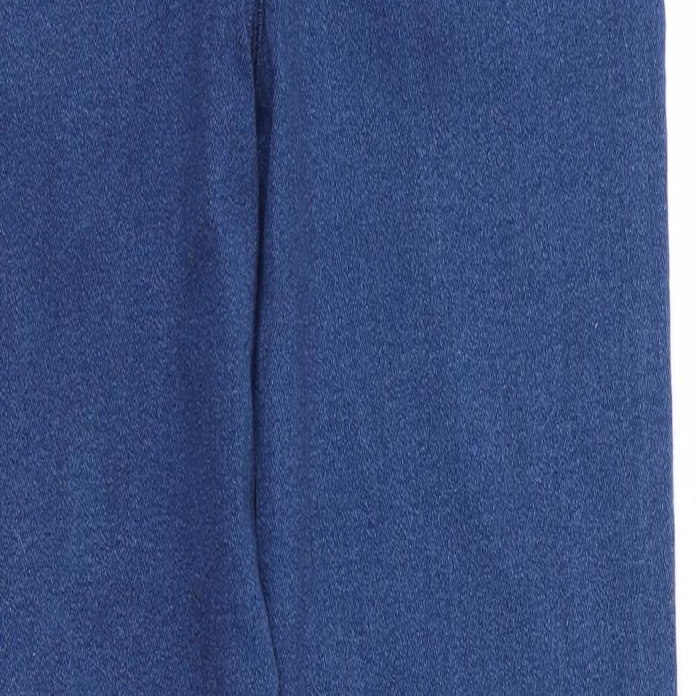 PEP & CO Womens Blue  Cotton Jegging Jeans Size 12 L28 in Regular  - Mid Blue