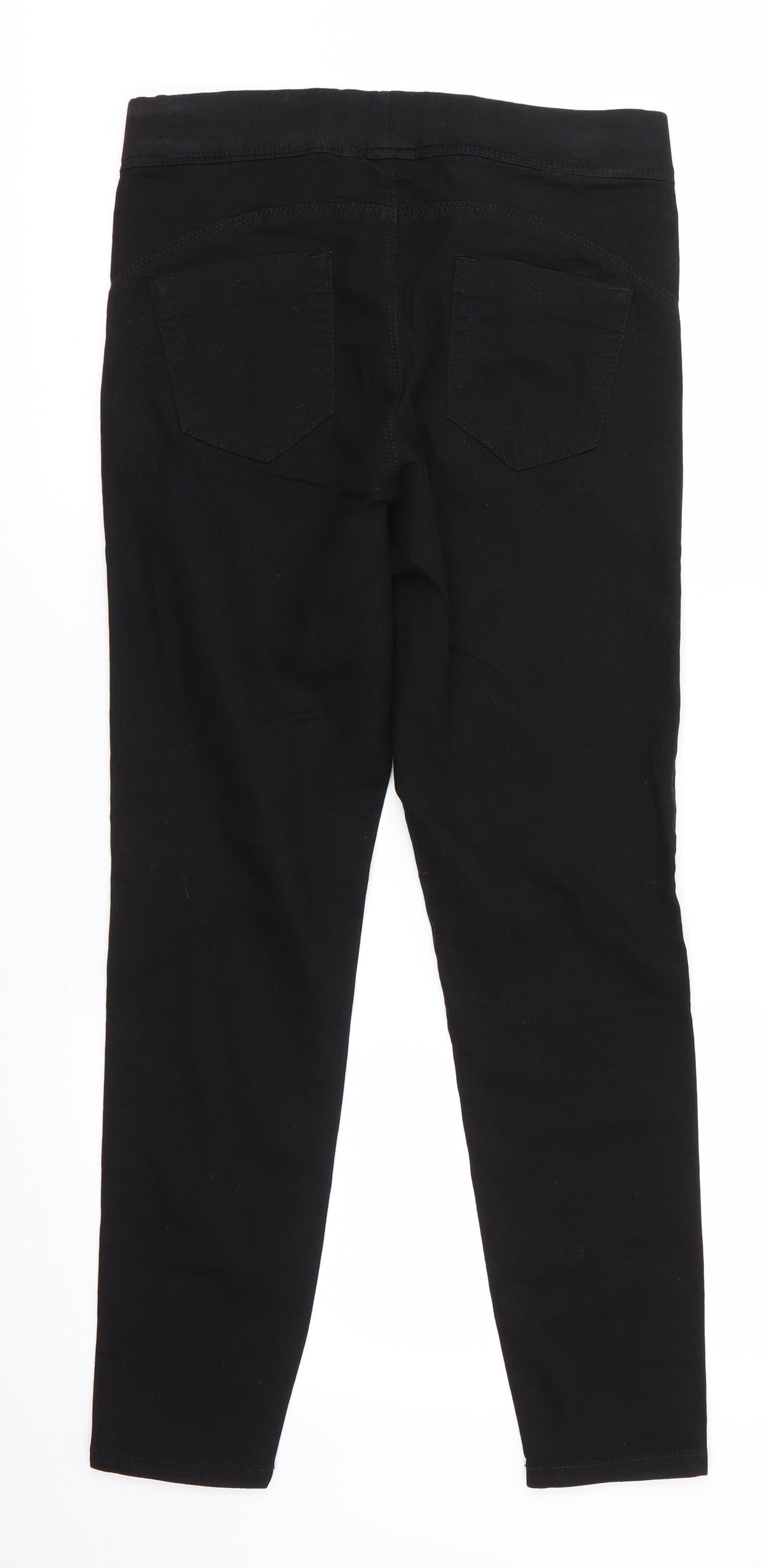 Denim Co Womens Black  Cotton Jegging Jeans Size 10 L27 in Regular