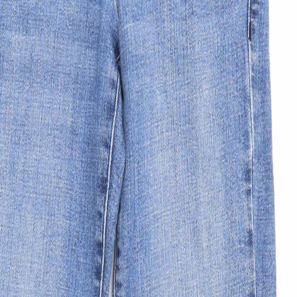 NEXT Womens Blue  Cotton Bootcut Jeans Size 10 L31 in Regular  - Lift Slim & Shape
