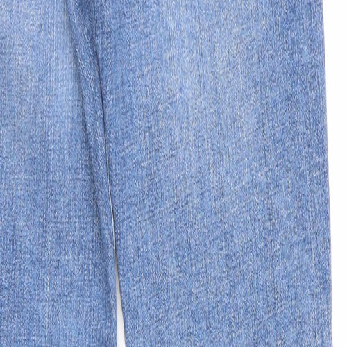 NEXT Womens Blue  Cotton Bootcut Jeans Size 10 L31 in Regular  - Lift Slim & Shape