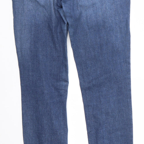 GAS Womens Blue  Cotton Skinny Jeans  L30 in