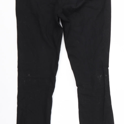 Padini Womens Black  Cotton Chino Trousers Size XS L27 in Regular