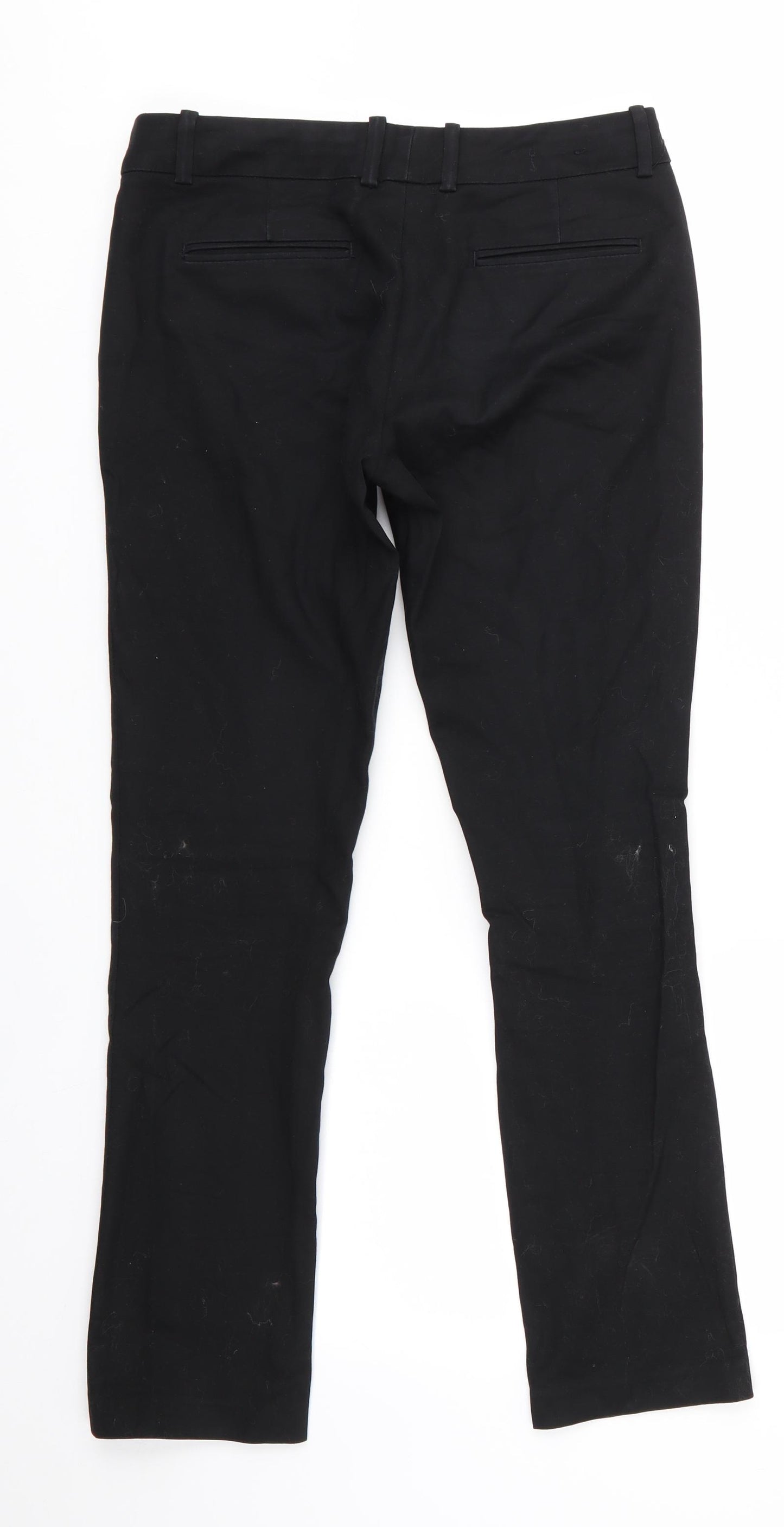 Padini Womens Black  Cotton Chino Trousers Size XS L27 in Regular