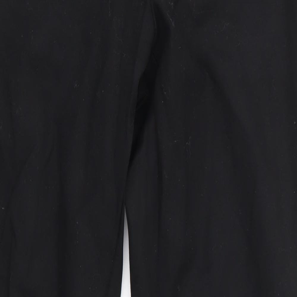 Padini Womens Black  Cotton Chino Trousers Size XS L27 in Regular