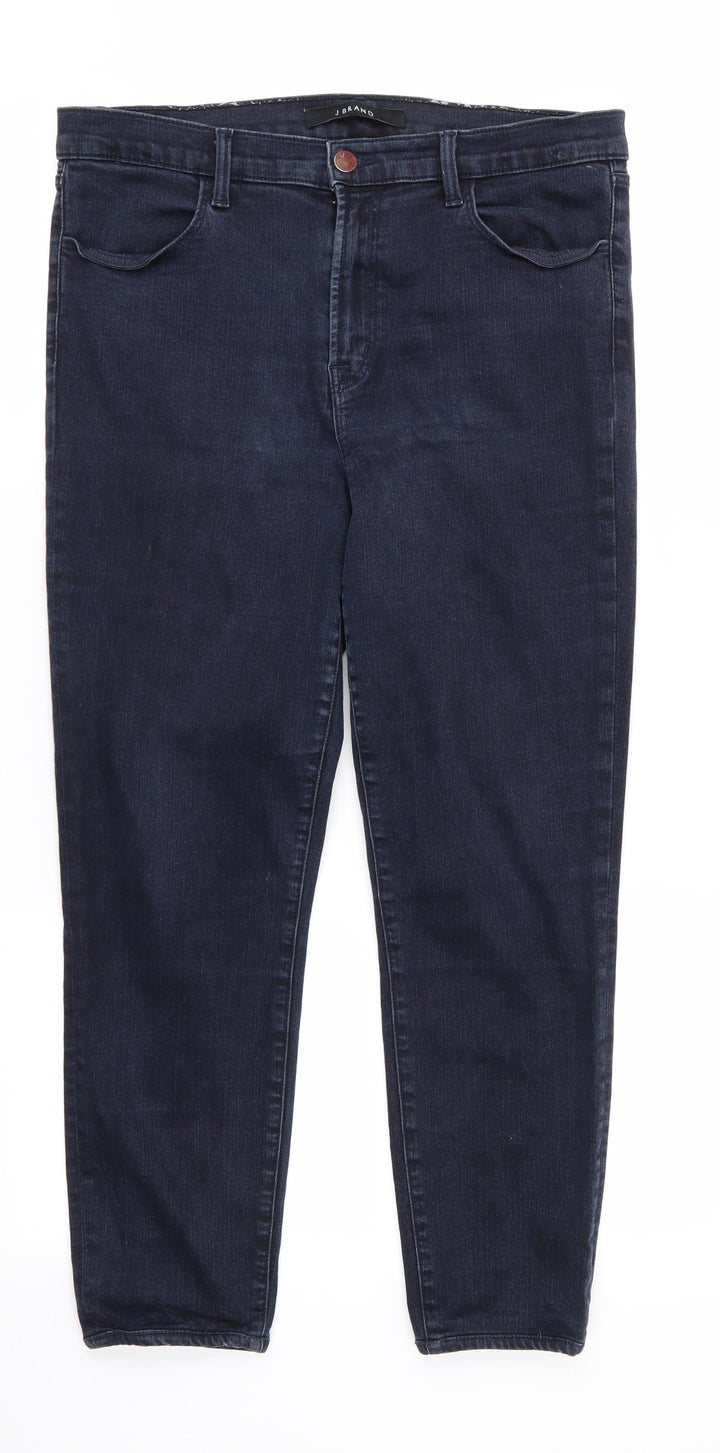 J Brand Womens Blue  Cotton Skinny Jeans Size 4 L25 in Regular