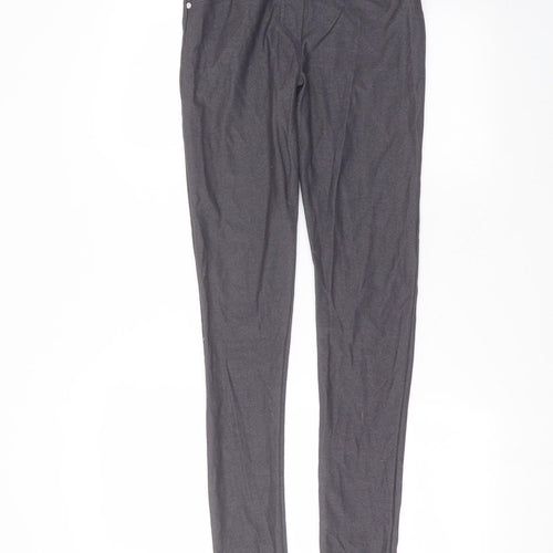 Select Womens Black  Cotton Trousers  Size 12 L28 in Regular
