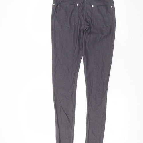Select Womens Black  Cotton Trousers  Size 12 L28 in Regular