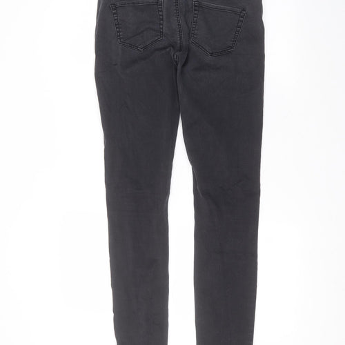 Denim & Co. Womens Black  Cotton Skinny Jeans Size 10 L31 in Regular