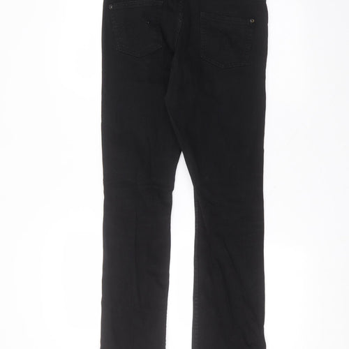 falmer Womens Black  Cotton Skinny Jeans Size 12 L28 in Regular