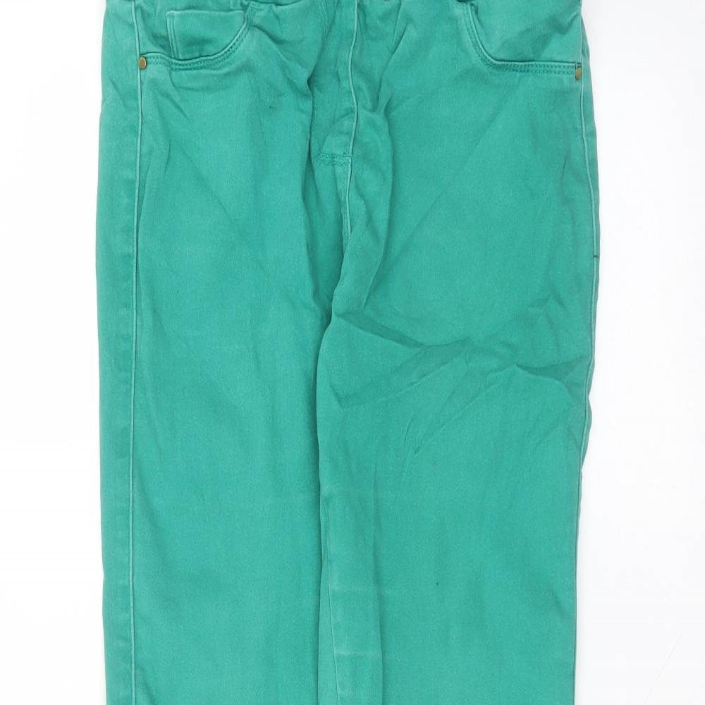 TU Womens Green  Cotton Skinny Jeans Size 12 L27 in Regular