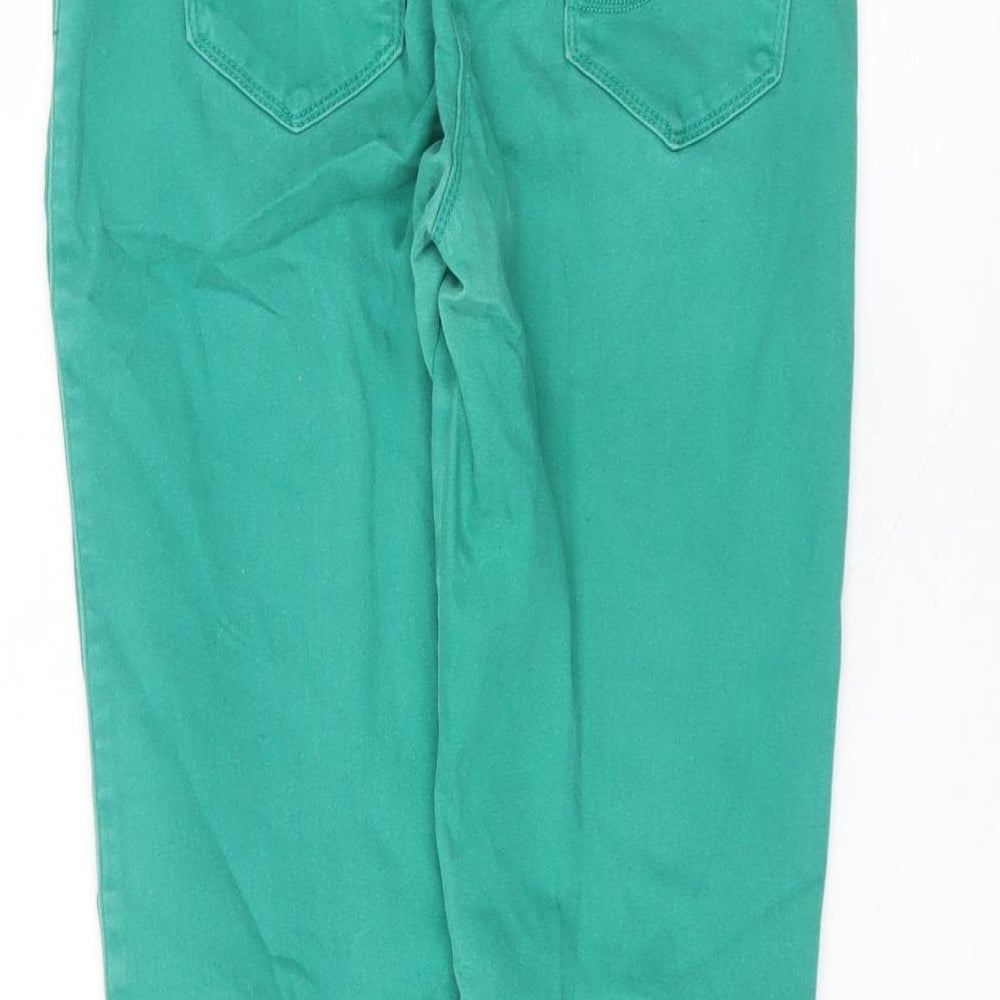 TU Womens Green  Cotton Skinny Jeans Size 12 L27 in Regular