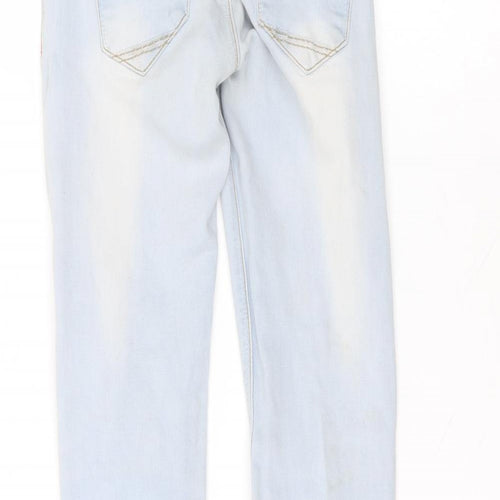 Blue System Womens Blue  Cotton Skinny Jeans Size 10 L26 in Regular